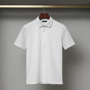 The Linear Luxe Polo - Half Sleeve