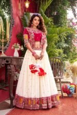 vyra luxe | signature vichitra silk shrug style lehenga set